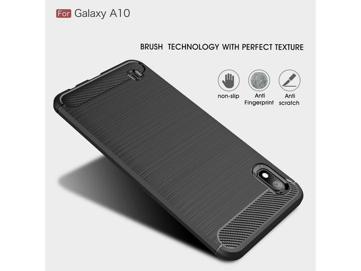 Image du produit Screenguard Samsung Galaxy A10 Housse Carbon Brushed Soft TPU (Samsung Galaxy A10)