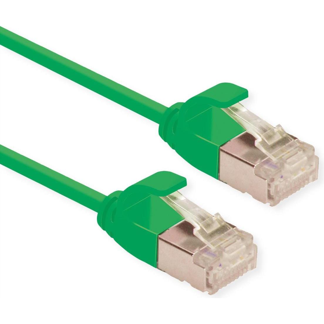 Roline U/FTP DataCenter Patchkabel Kat.6A (Class EA), LSOH, slim (U/FTP, CAT6a, 1 m), Netzwerkkabel