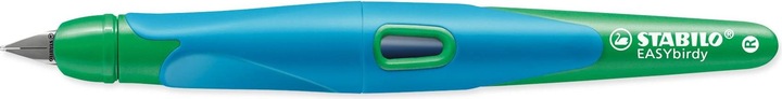 Produktbild STABILO EASYbirdy ergonomischer Schulfüller für Rechtshänder Standard-Feder (Grün, Blau, 1 x)