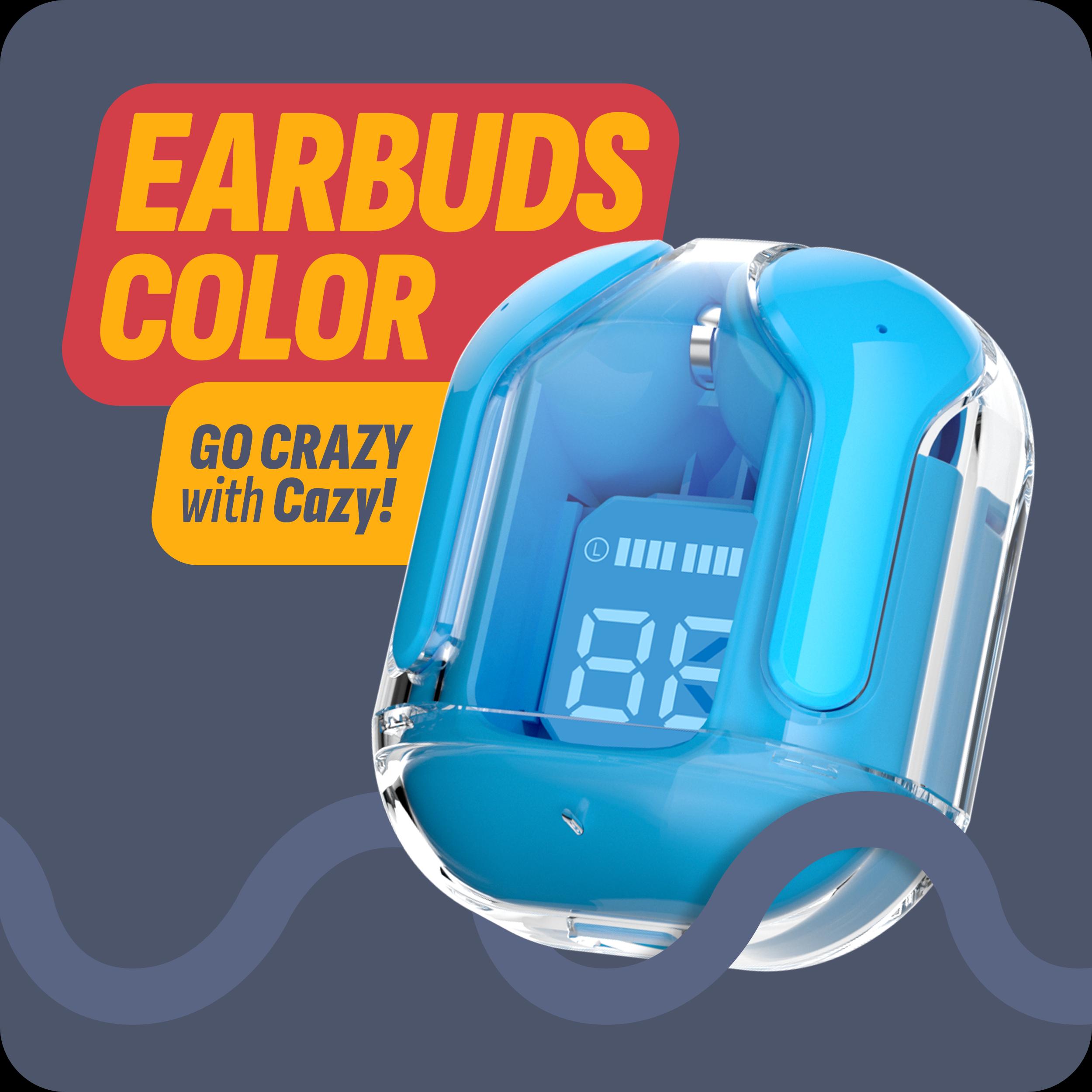 Thumbnail - Cazy Wireless Earbuds mit Ladecase, Wireless Earbuds mit Bluetooth, IPX4 wasserdicht, geeignet für iPhone (keine Geräusc...