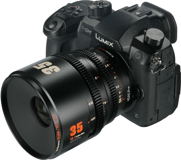 Produktbild 7artisans Festbrennweite 35mm T/2.1 – MFT