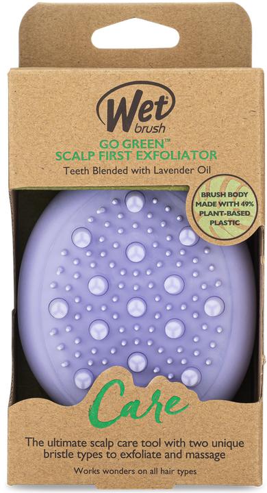 Produktbild Wet Brush WetBrush Go Green Kopfhautmassagegerät und Peeling mit Lavendelöl Lila