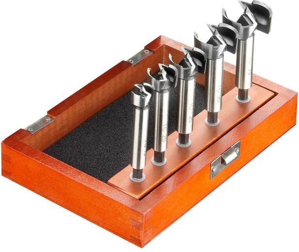 Actual product image technocraft Forstner drill bit set (15 mm, 20 mm, 25 mm, 30 mm, 35 mm)