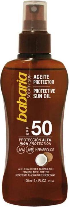 Produktbild Babaria Sun Protective (Sonnenöl, SPF 50, 100 ml, 100 g)