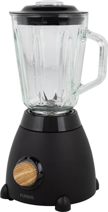 Image du produit Furber Wasserkocher, Standmixer und Toaster Set, Schwarz matt