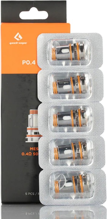 Actual product image Geek Vape P0.4 Coil Mesh 0.4Ohm 50-60W 5pcs E100 (5 x)