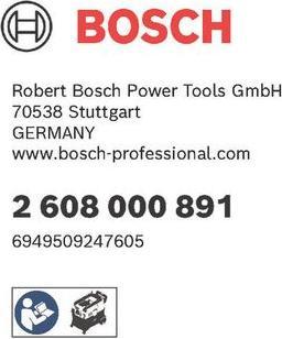 Actual product image Bosch Professional Fleece dust bag (3 x)
