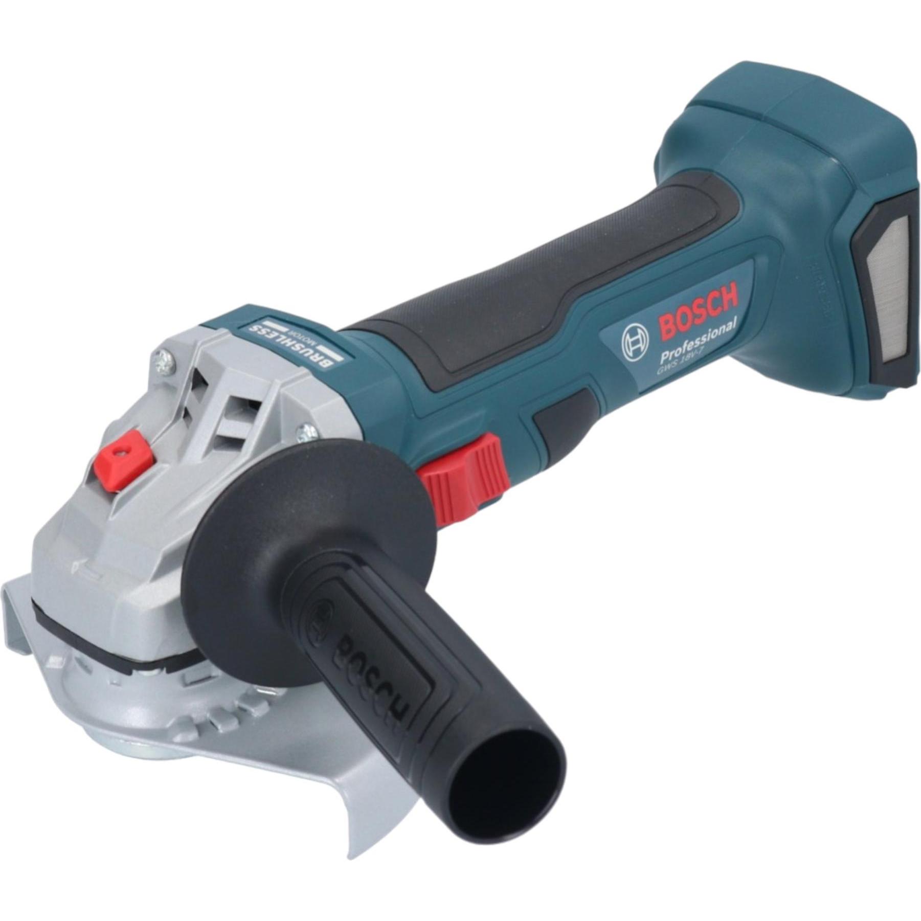 Bosch Professional, Winkelschleifer, Bosch GWS 18V-7 Professional Akku Winkelschleifer 18 V 125 mm Brushless + 1x Akku 4...