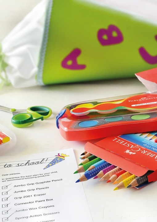 Actual product image Faber-Castell jumbo grip (Multicoloured, 5 x)