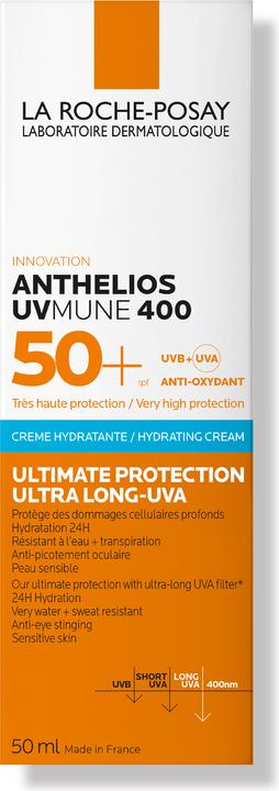 Produktbild La Roche Posay Anthelios Hydratisierende Creme 50+ (Sonnencreme Gesicht, SPF 50+, 50 ml, 80 g)