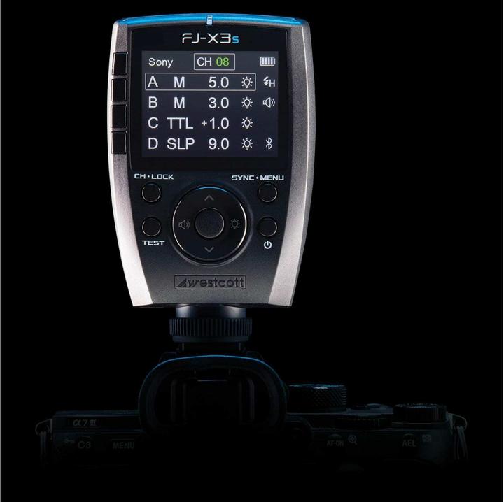 Productafbeelding Westcott FJ X3s draadloze flitser met Sony cameravoet (Bluetooth, Radio)