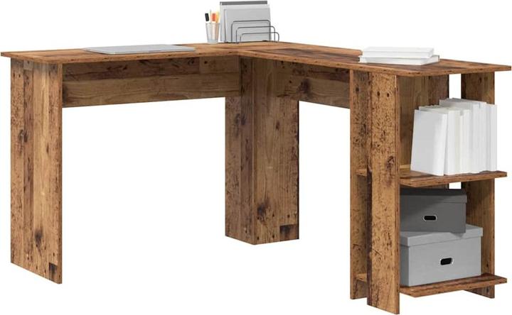 Image du produit vidaXL Bureau d'angle marron (113.50 x 113.50 x 75 cm)
