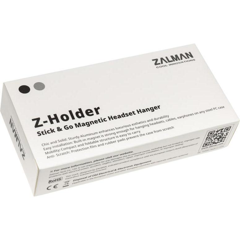 Thumbnail - Zalman Headset Hangar Aluminium, Kopfhörerständer, Silber