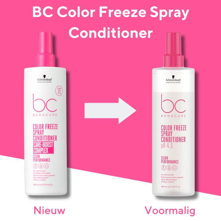 Actual product image Schwarzkopf BC Colour Freeze - Spray Conditioner (400 ml)