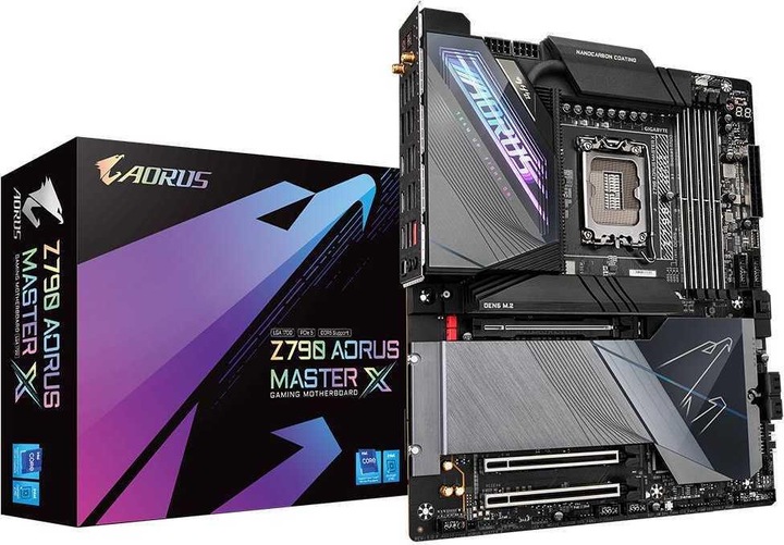 Actual product image Gigabyte Z790 AORUS MASTER X (LGA 1700, Intel Z790, E-ATX)