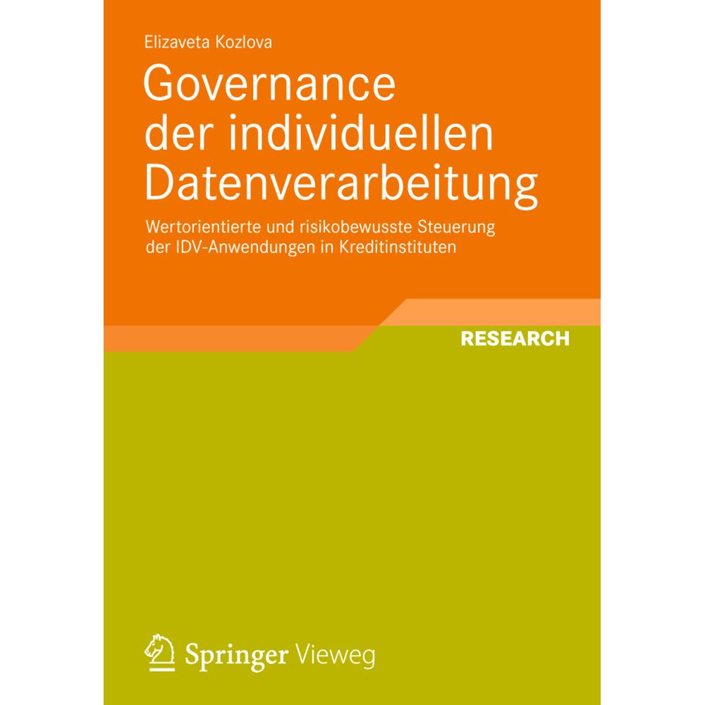 Governance der individuellen Datenverarbeitung, Fachbücher von Elizaveta Kozlova