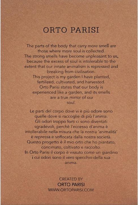 Actual product image Orto Parisi Seminalis (Extrait De Parfum, 50 ml)