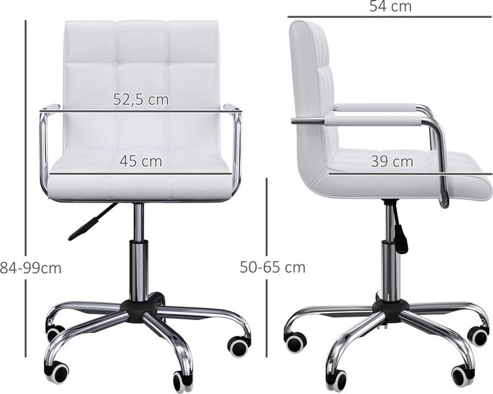 Image du produit Homcom Chaise pivotante