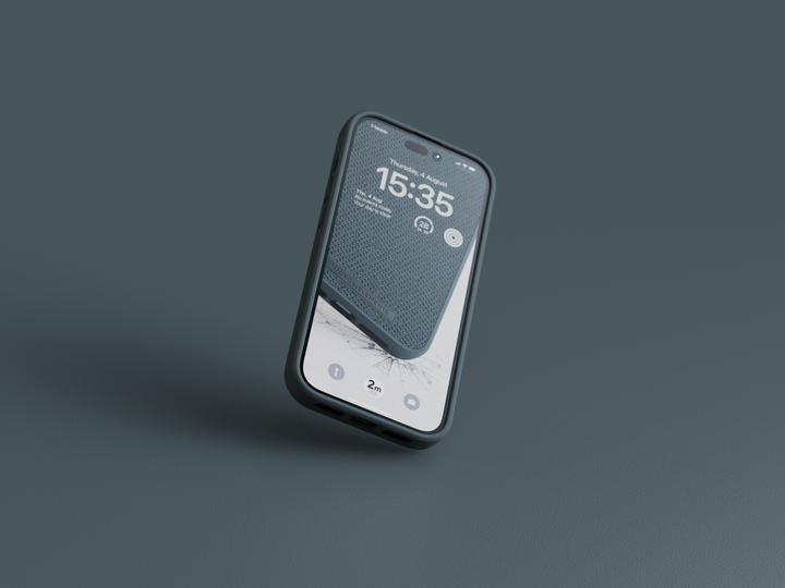 Produktbild Njord Hard-Cover Tonal Case Dark Grey (Apple iPhone 14 Pro)