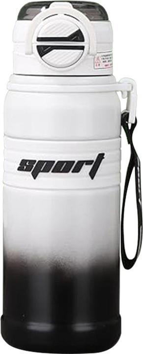 Actual product image Techsuit - Thermos (THM9) - Sports Water Cup, 316 Stainless Steel Double-Layer, 680ml - White (0.68 l)