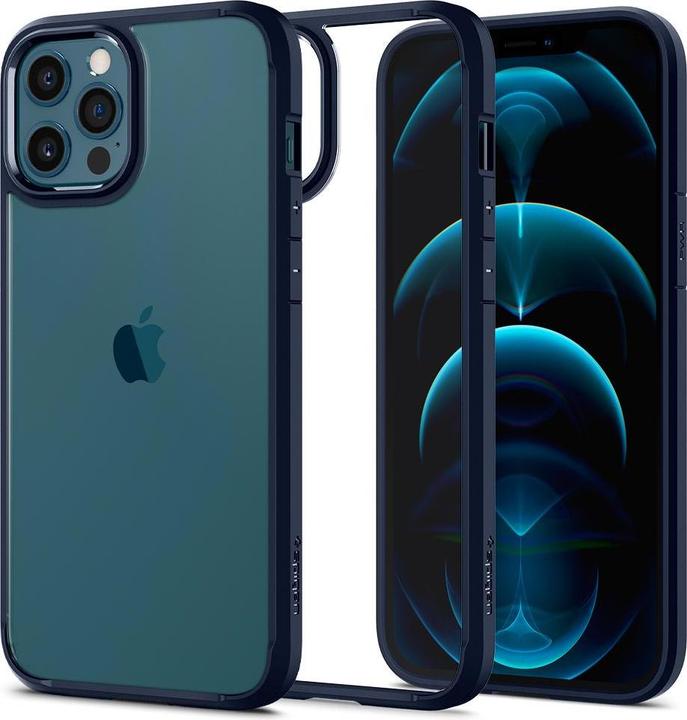 Actual product image Spigen Ultra Hybrid Cell Phone Protective Case 15.5 cm (6.1" ) Cover Blue (Apple iPhone 12, Apple iPhone 12 Pro)