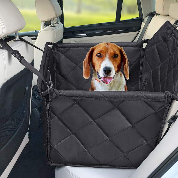 Fttouuy Siège auto pour chiens (Chien, Pliable, Lavable en machine)