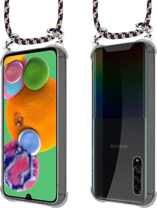 Produktbild Cadorabo TPU Handy Kette SILBER Cover