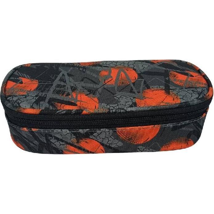 Donau, Etui, Schüleretui orange/schwarz