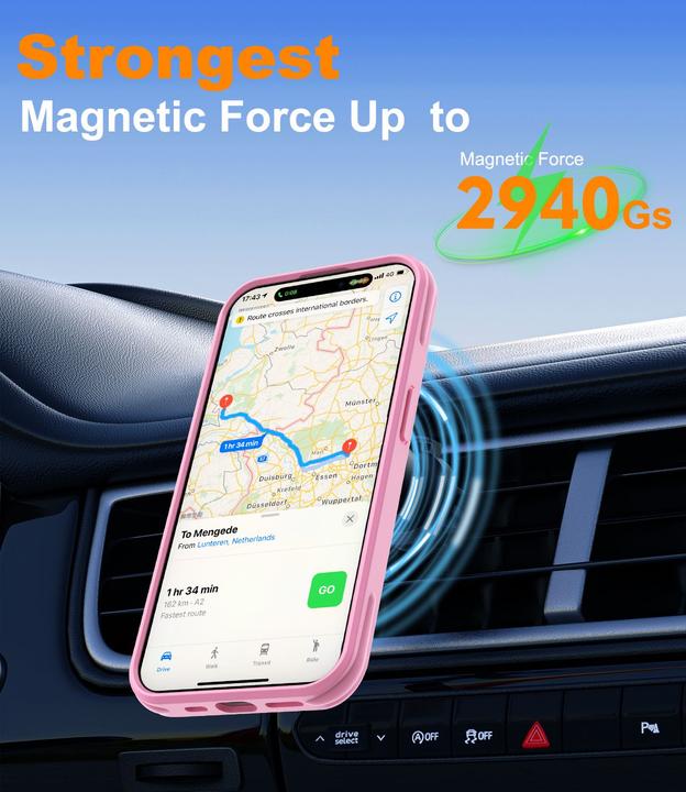 Produktbild Cadorabo iPhone 15 PRO MAX Hülle MagSafe kompatibel Case (Apple iPhone 15 Pro Max)