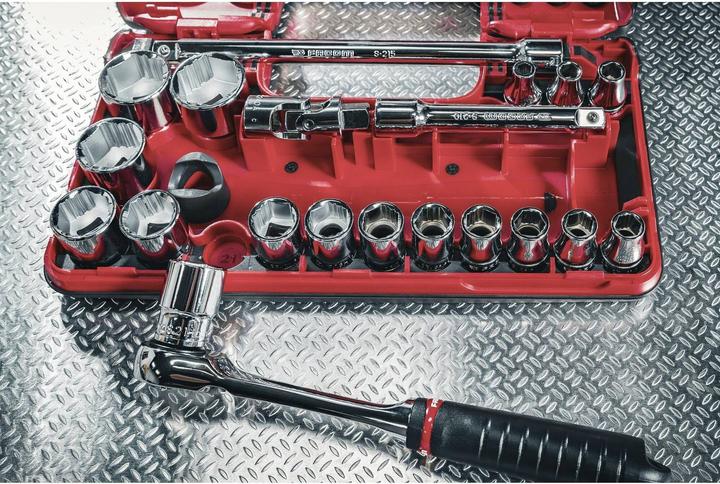 Image du produit Facom Jeu de clés à douilles SL.DBOX1GRPPB OGV® (10 mm, 11 mm, 12 mm, 13 mm, 14 mm, 15 mm, 16 mm, 17 mm, 18 mm, 19 mm, 21 mm, 22 mm, 24 mm, 27 mm, 30 mm, 32 mm, 8 mm)