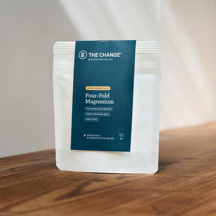 Actual product image BE THE CHANGE Four-Fold Magnesium (60 Piece, Capsules, 40 g)