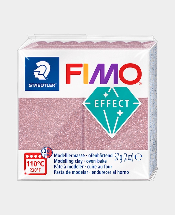 Produktbild Fimo EFFECT Modelliermasse, ofenh„rtend, ros‚gold-glitter
