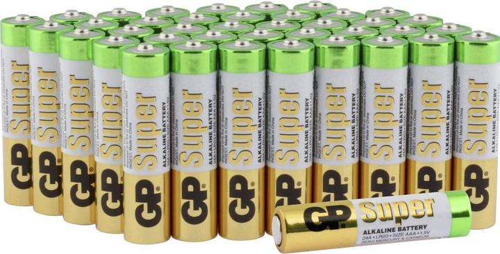 Actual product image GP Batteries Super Alkaline (40 pcs., AAA)
