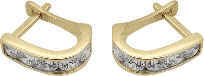 Produktbild JGZ Creolen mit Zirkonia 9 Karat Gelbgold 375 (9 Karat Gold 375)