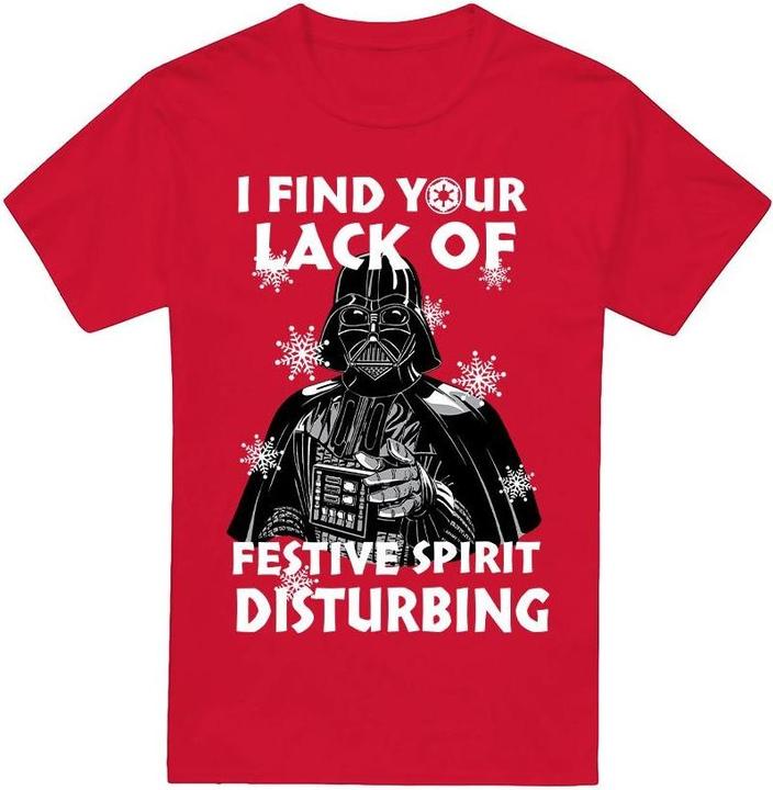Produktbild Star Wars Lack Of Spirit TShirt weihnachtliches Design (L)