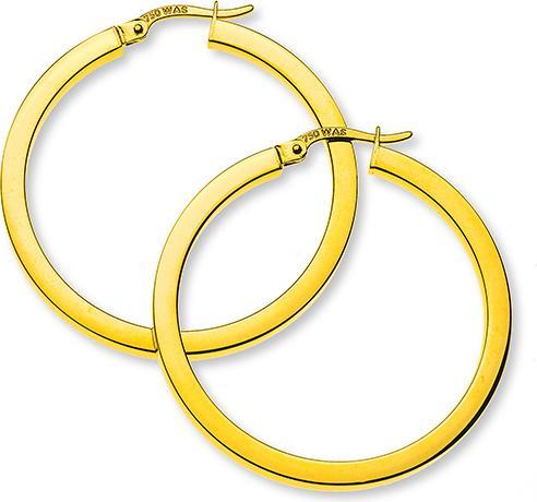 Image du produit Natsumi Schmuck Créoles en or jaune 18K/750 Ø 35mm Rondes (750/18 K Or jaune)