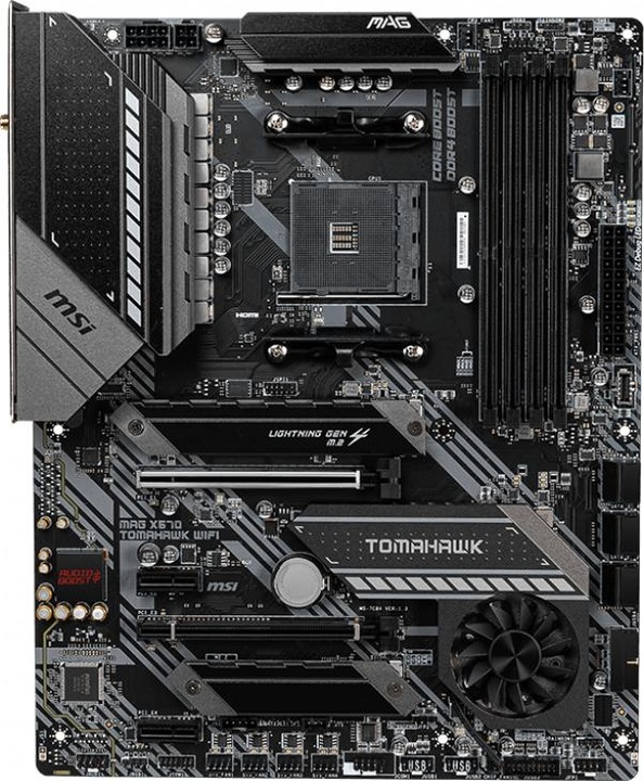 Actual product image MSI MAG X570 TOMAHAWK WIFI (AM4, AMD X570, ATX)