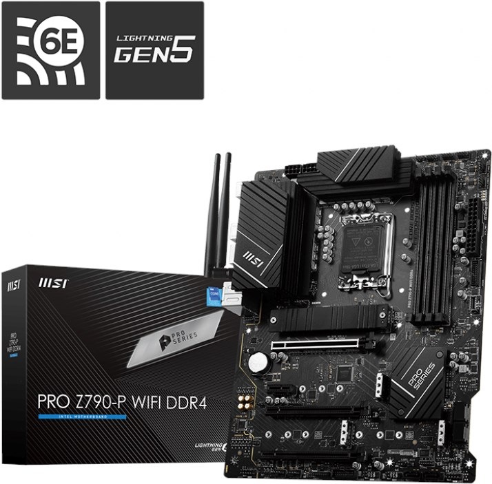 Image du produit MSI PRO Z790-P WIFI DDR4 (LGA 1700, Intel Z790, ATX)