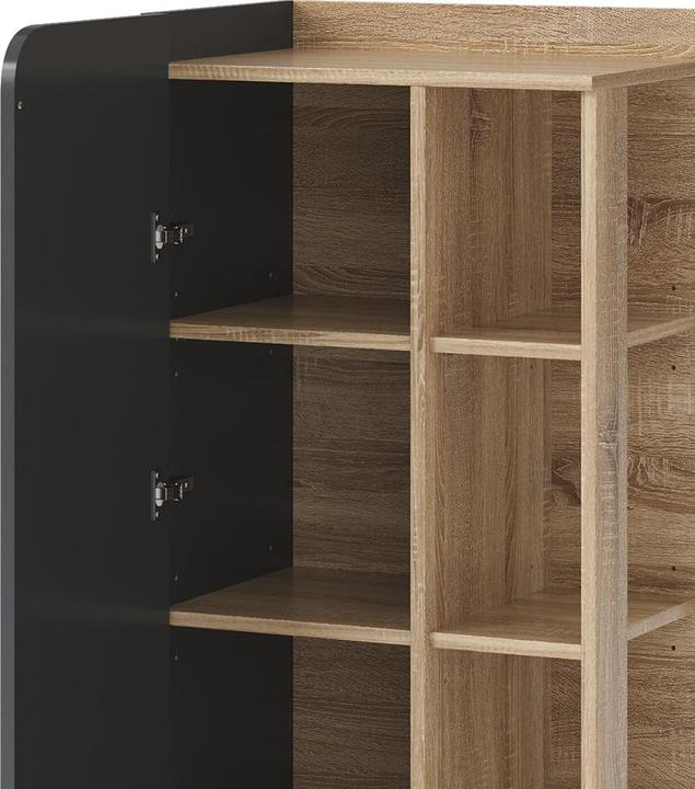 Produktbild Vicco Karen mit Tür und offenen Fächern (50 x 35 x 128 cm)