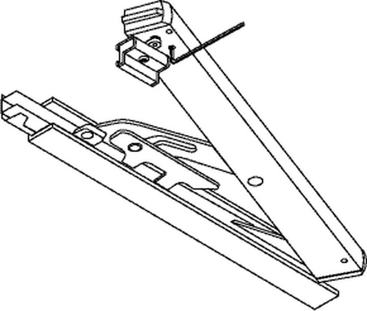 Productafbeelding Geze Dakraamschaar OL 95 met onthaakslot en raambeugel