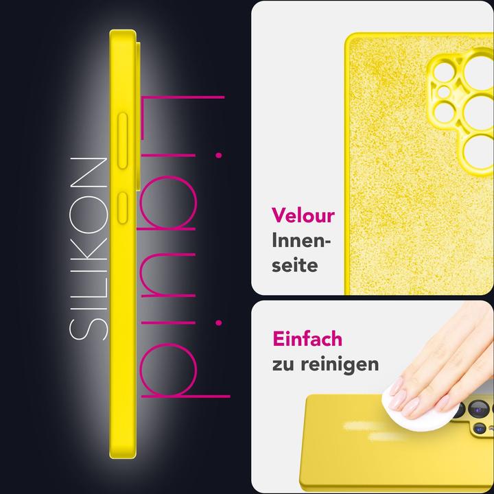 Produktbild Nalia Phoenix - Abwischbare Flüssigsilikon Hülle - Easy Clean Liquid Silicone Cover (Samsung Galaxy S25 Ultra)
