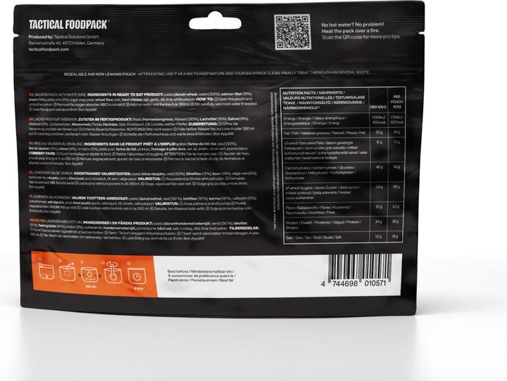 Produktbild Tactical Foodpack Salmon Pasta with White Wine (105 g)
