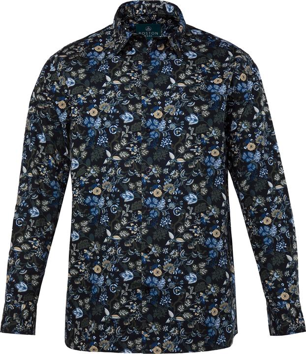 Immagine prodotto Boston Park Hemd, Langarm, Kentkragen, Comfort Fit, floraler Alloverprint (4XL)