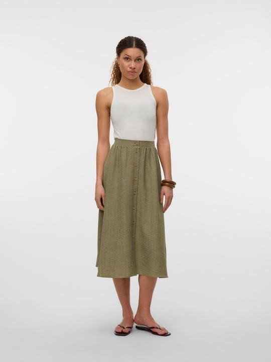 Produktbild Vero Moda VMMELANEY Hohe Taille Langer Rock Rock (XXL)