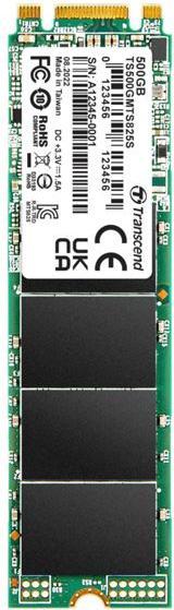 Actual product image Transcend 500GB M.2 2280 SSD SATA3 B+M (500 GB, M.2 2280)