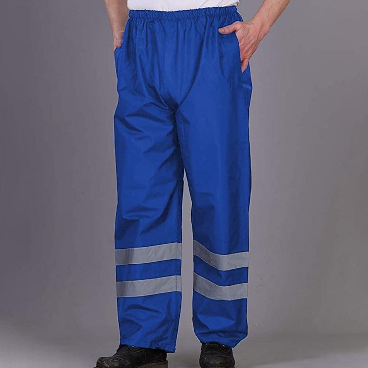Image du produit Yoko Surpantalon imperméable HiVis Contractor (pack de 2) (S)