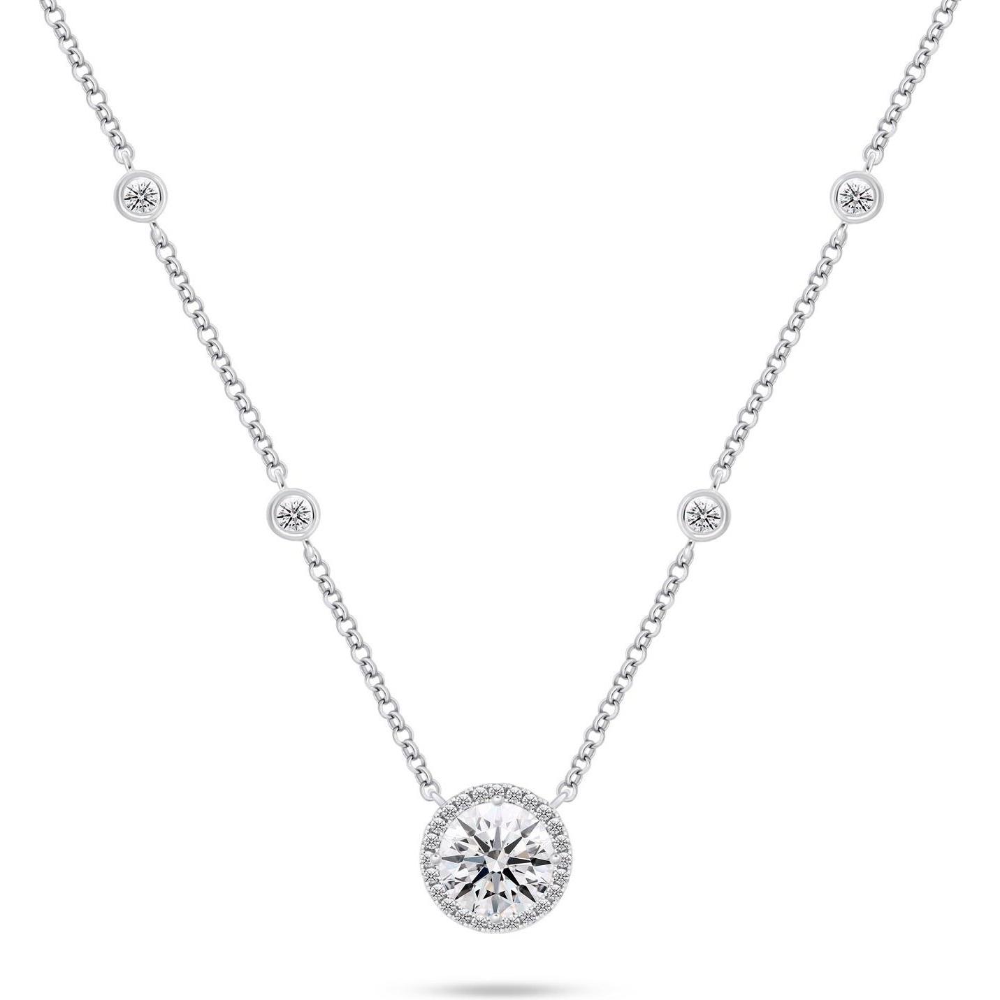 Brilio, Collana, Argento - Collana in argento con zirconi NCL97W