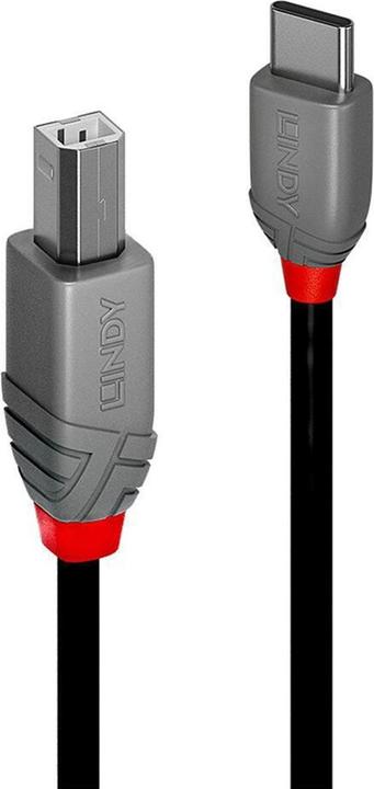 Câble Ugreen Imprimante USB-C Vers USB B Mâle Noir - 2 Mètres (50446