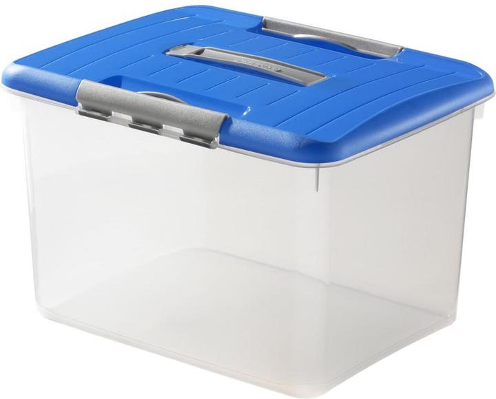 Curver Optima Box Blue 30l With Handle (34 cm, 30 l)