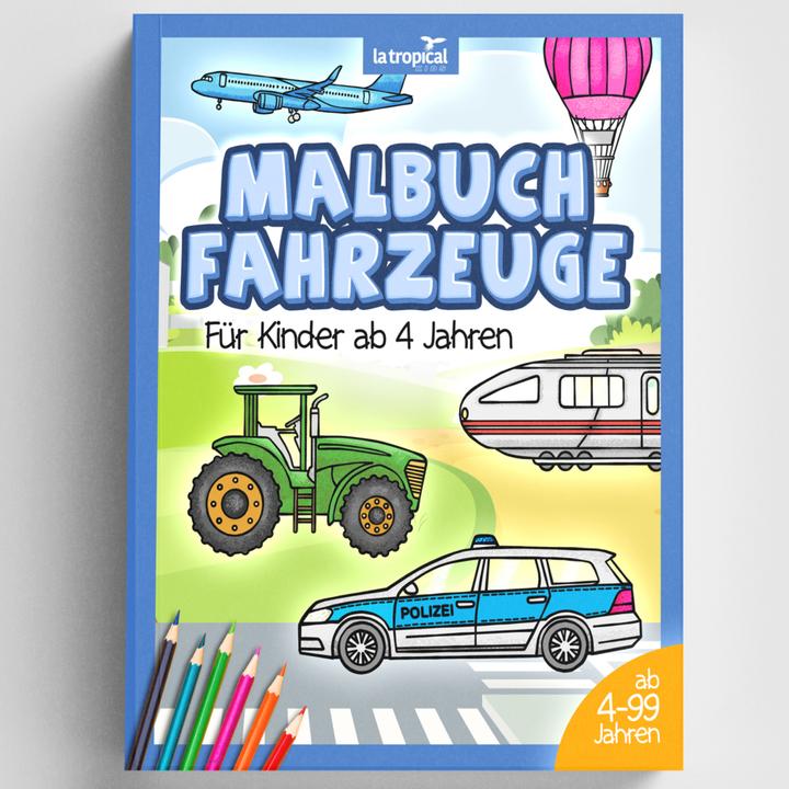 Produktbild Ludwig:Malbuch Fahrzeuge für Kinder ab
